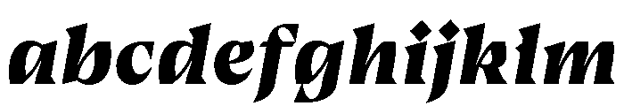 Bluu Suuperstar Black Italic FONT