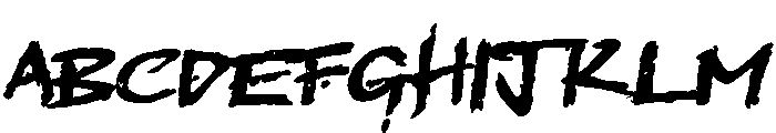 BMX Radical Bold Font UPPERCASE
