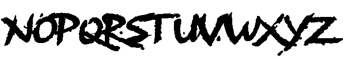 BMX Radical Bold Font LOWERCASE