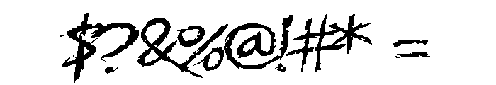 BMX Radical Regular Font OTHER CHARS