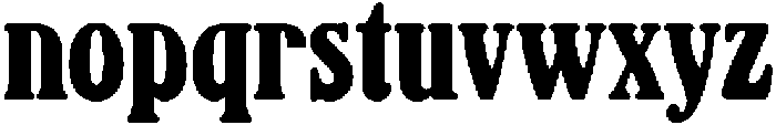 BN Alphabyte Regular otf (400) Font LOWERCASE