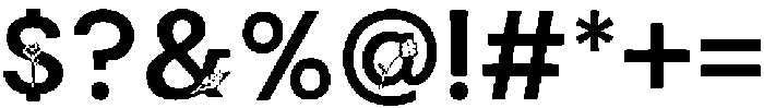 BN Blooms Regular otf (400) Font OTHER CHARS