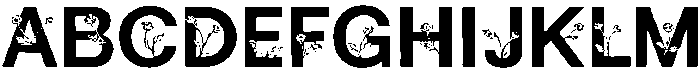BN Blooms Regular otf (400) Font UPPERCASE