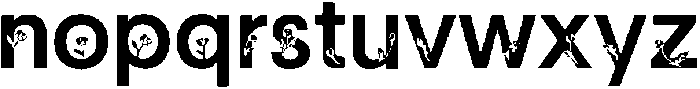 BN Blooms Regular otf (400) Font LOWERCASE
