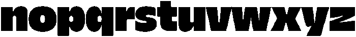 BN Buzzer Regular otf (400) Font LOWERCASE