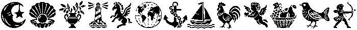 BN Kendell Illustrations otf (400) Font UPPERCASE