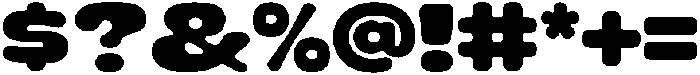 BN Rumble Regular otf (400) Font OTHER CHARS