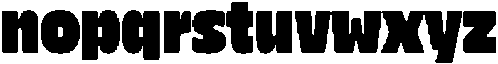 BN Sonic Regular otf (400) Font LOWERCASE