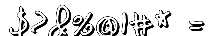 BN FontBoy 3D Font OTHER CHARS