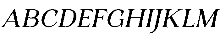 BN Nuance Italic Free Font UPPERCASE