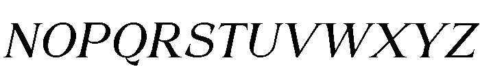 BN Nuance Italic Free Font UPPERCASE