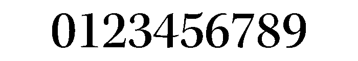 Bodoni Medium Font OTHER CHARS