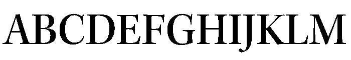 Bodoni Medium Font UPPERCASE