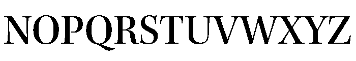 Bodoni Medium Font UPPERCASE