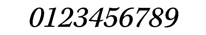 Bodoni Pt Variable Italic Font OTHER CHARS