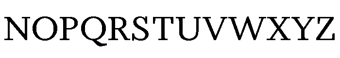 Bodoni Pt Variable Medium Font UPPERCASE