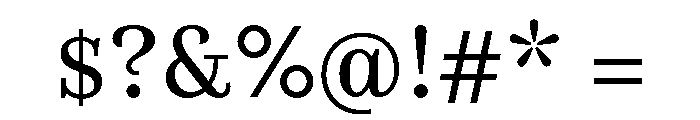 Bodoni Pt Variable Regular Font OTHER CHARS
