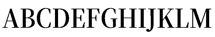Bodoni Semibold Font UPPERCASE