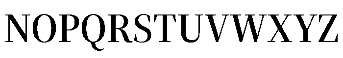 Bodoni Semibold Font UPPERCASE