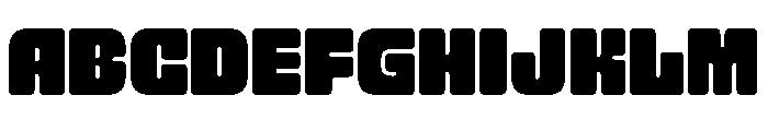 Boiga Fill B Font UPPERCASE