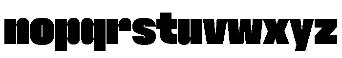 Boiga Heavy Font LOWERCASE