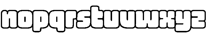 Boiga Outline B Font LOWERCASE