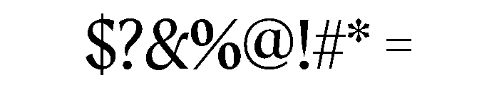 Borax Variable Light Font OTHER CHARS