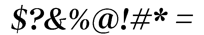 Borax Variable Medium Italic Font OTHER CHARS