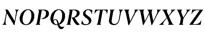 Borax Variable Medium Italic Font UPPERCASE