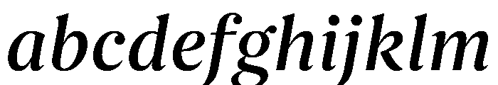 Borax Variable Medium Italic FONT