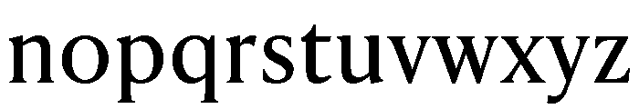 Borax Variable Regular Font LOWERCASE