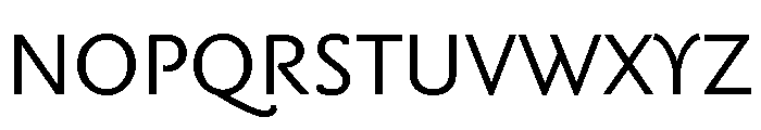 Borel Italic Font UPPERCASE