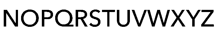 Borel Medium Font UPPERCASE
