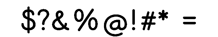 Borel Semibold Font OTHER CHARS
