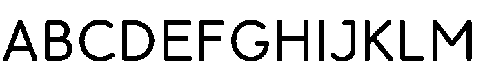 Borel Semibold Font UPPERCASE