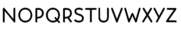 Borel Semibold Font UPPERCASE