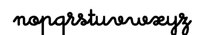 Borel Semibold Font LOWERCASE