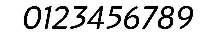Bouba Round Variable Medium Italic Font OTHER CHARS