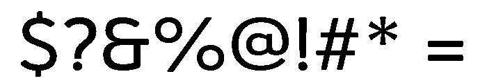 Bouba Round Variable Medium Font OTHER CHARS