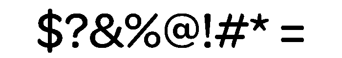 Bouba Round Variable Regular Font OTHER CHARS