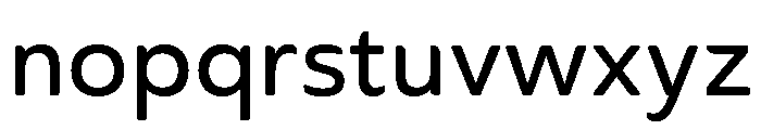 Bouba Round Variable Semibold Font LOWERCASE