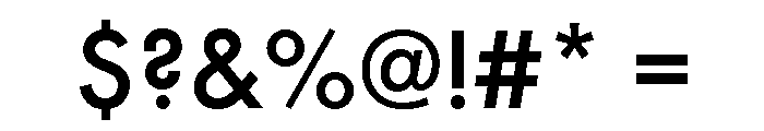 Boucherie Block Medium Font OTHER CHARS