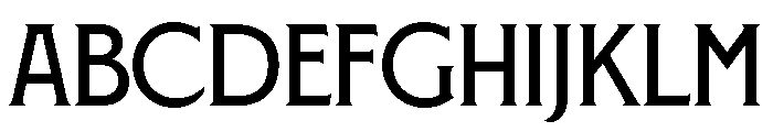 Boucherie Block Semibold Font UPPERCASE