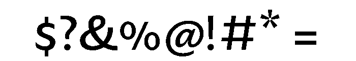 Boucherie Flared Medium Font OTHER CHARS