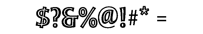 Boucherie Sans Semibold Font OTHER CHARS