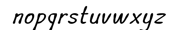 Boddington-BoldItalic Font LOWERCASE