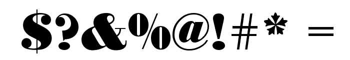 Bodoni-Black-Regular Font OTHER CHARS