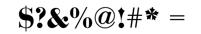 Bodoni-Display-Bold-Regular Font OTHER CHARS