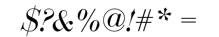 Bodoni-Display-Italic Font OTHER CHARS
