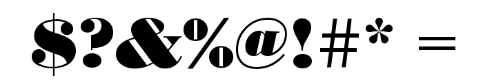 Bodoni-No2-Ultra-Regular Font OTHER CHARS
